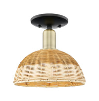 Arcadia Semi-Flush Mount Brushed Nickel