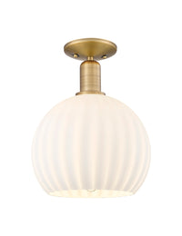 Arcadia Semi-Flush Mount Brushed Nickel