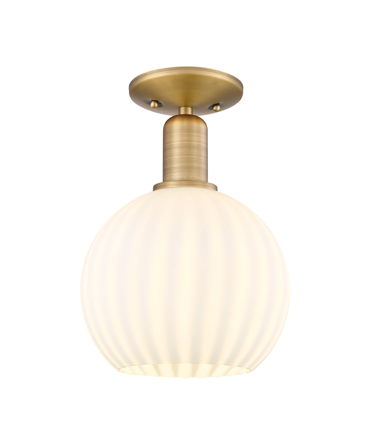 Arcadia Semi-Flush Mount Brushed Satin Nickel
