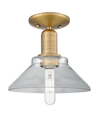 Arcadia Semi-Flush Mount Brushed Satin Nickel