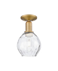 Arcadia Semi-Flush Mount Brushed Satin Nickel