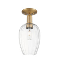 Arcadia Semi-Flush Mount Brushed Satin Nickel