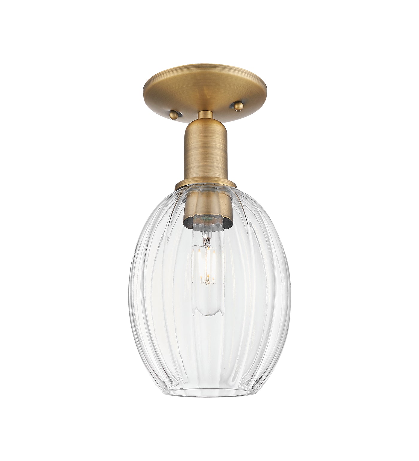 Arcadia Semi-Flush Mount Brushed Nickel