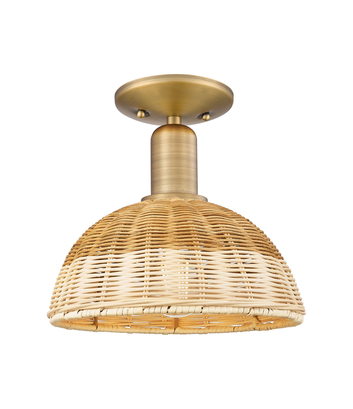 Arcadia Semi-Flush Mount Brushed Nickel