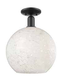 Arcadia Semi-Flush Mount Brushed Satin Nickel