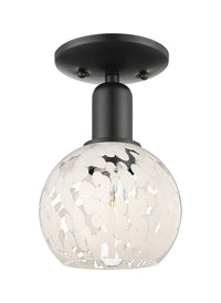 Arcadia Semi-Flush Mount Brushed Satin Nickel