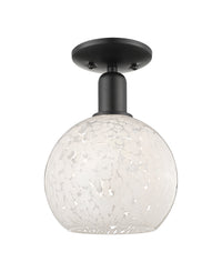 Arcadia Semi-Flush Mount Brushed Satin Nickel