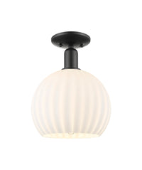 Arcadia Semi-Flush Mount Brushed Nickel