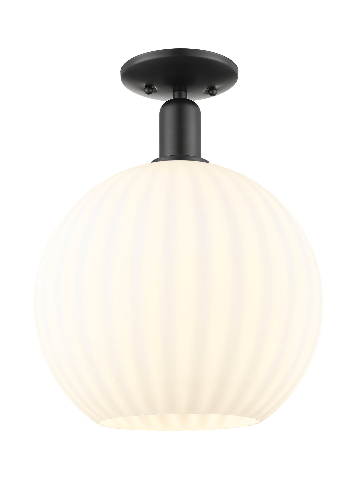 Arcadia Semi-Flush Mount Brushed Satin Nickel