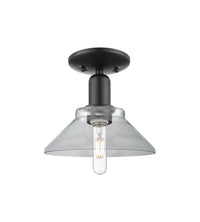 Arcadia Semi-Flush Mount Brushed Satin Nickel