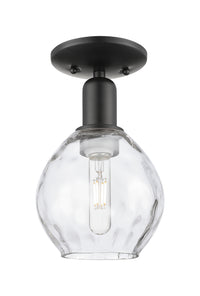 Arcadia Semi-Flush Mount Brushed Satin Nickel