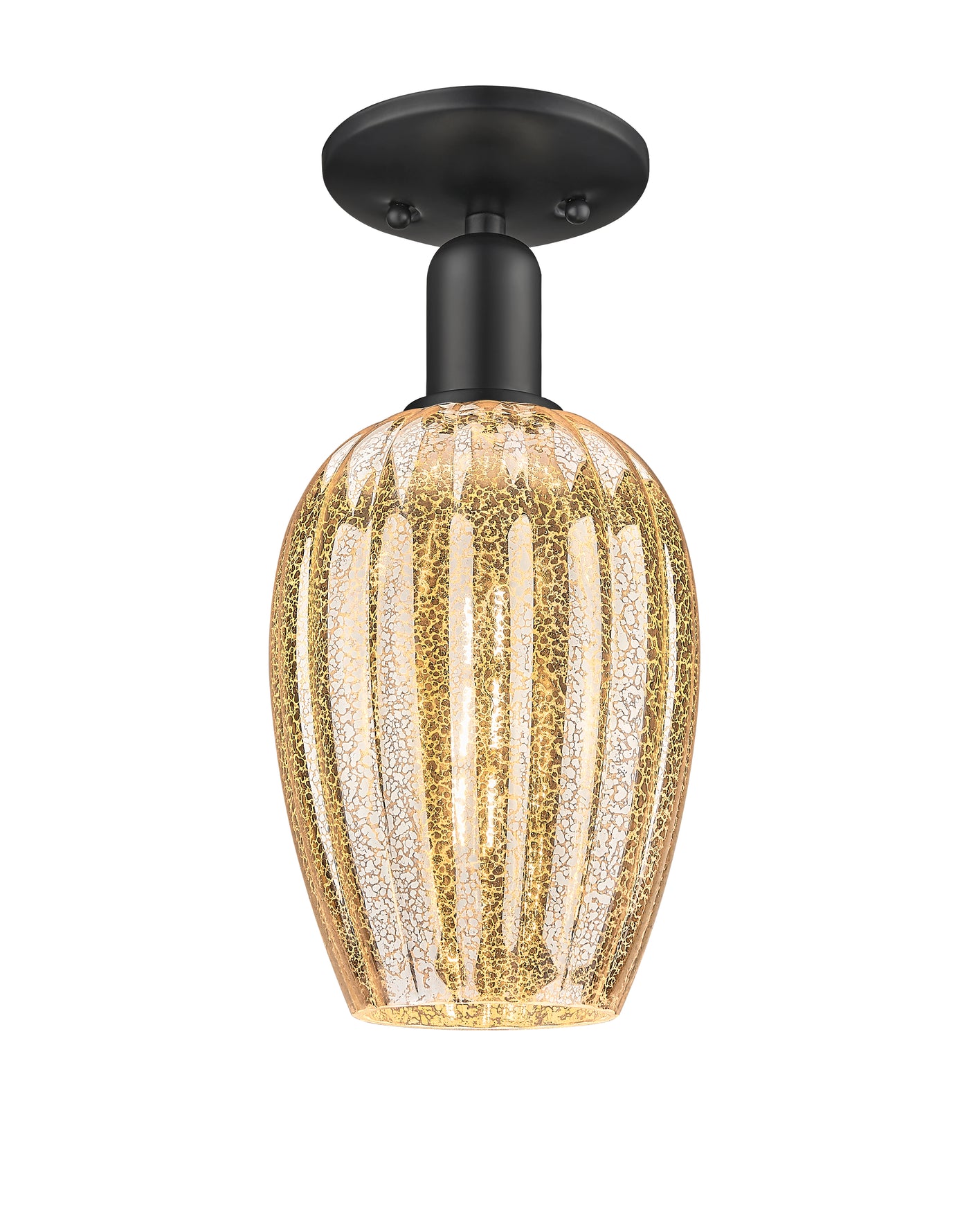 Arcadia Semi-Flush Mount Brushed Satin Nickel