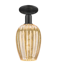 Arcadia Semi-Flush Mount Brushed Satin Nickel