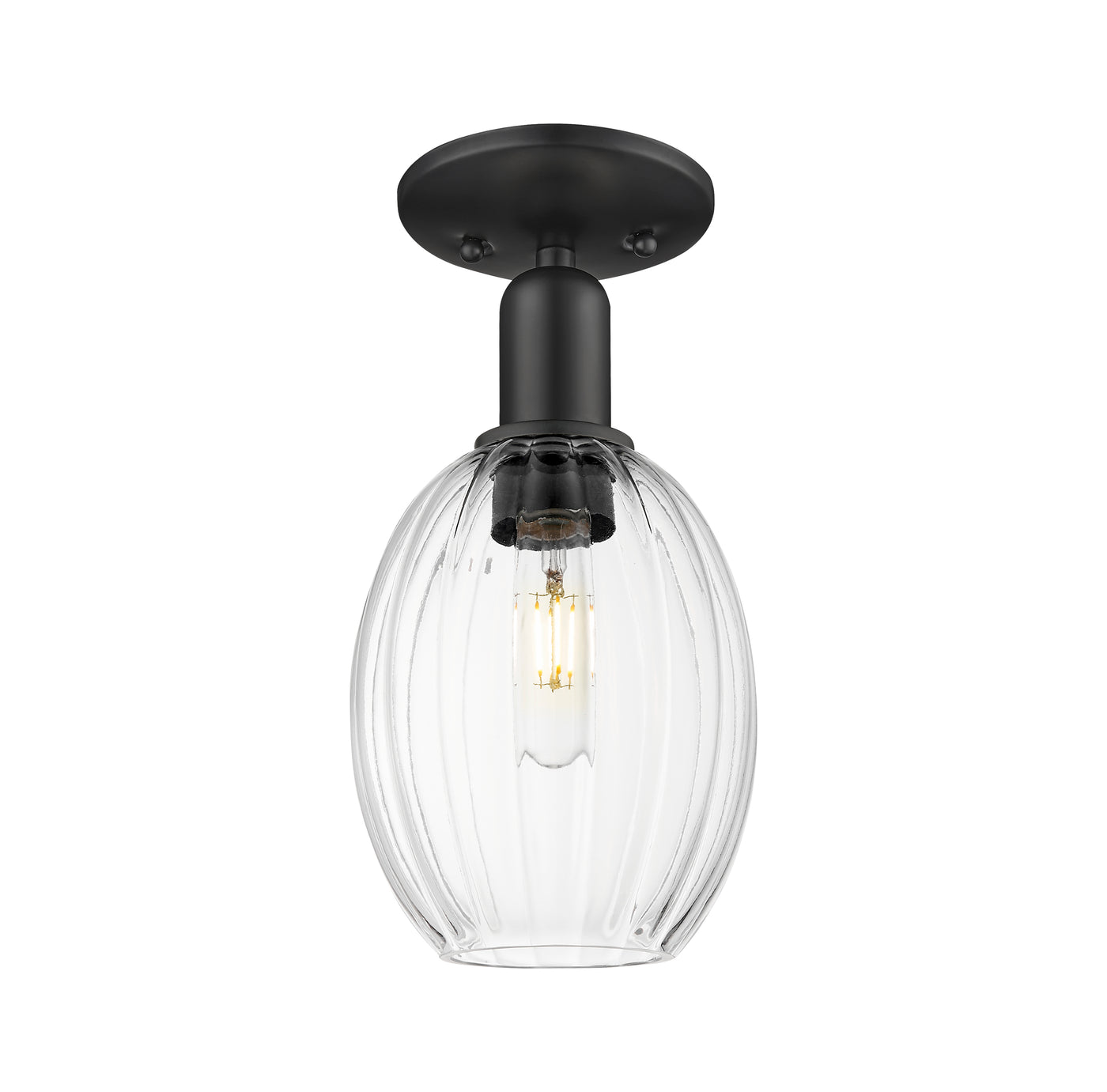 Arcadia Semi-Flush Mount Brushed Nickel