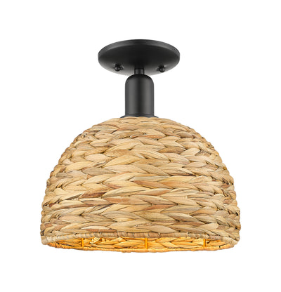 Arcadia Semi-Flush Mount Brushed Satin Nickel