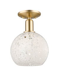 Arcadia Semi-Flush Mount Brushed Satin Nickel