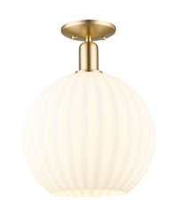 Arcadia Semi-Flush Mount Brushed Satin Nickel