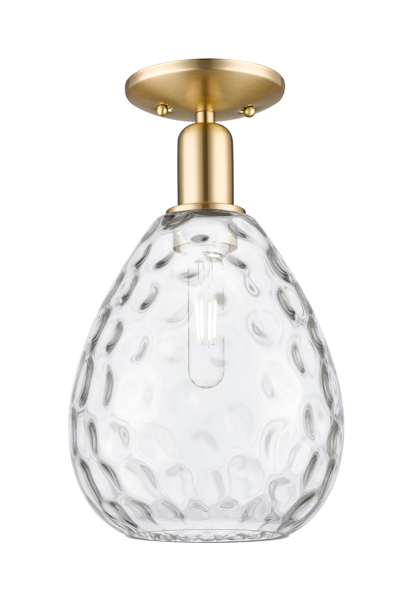 Arcadia Semi-Flush Mount Brushed Nickel