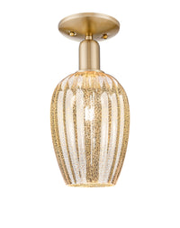 Arcadia Semi-Flush Mount Brushed Satin Nickel