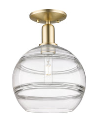Arcadia Semi-Flush Mount Brushed Satin Nickel
