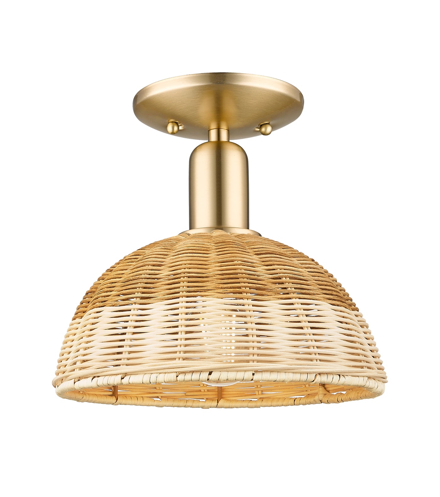 Arcadia Semi-Flush Mount Brushed Nickel