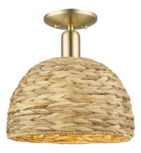 Arcadia Semi-Flush Mount Brushed Satin Nickel
