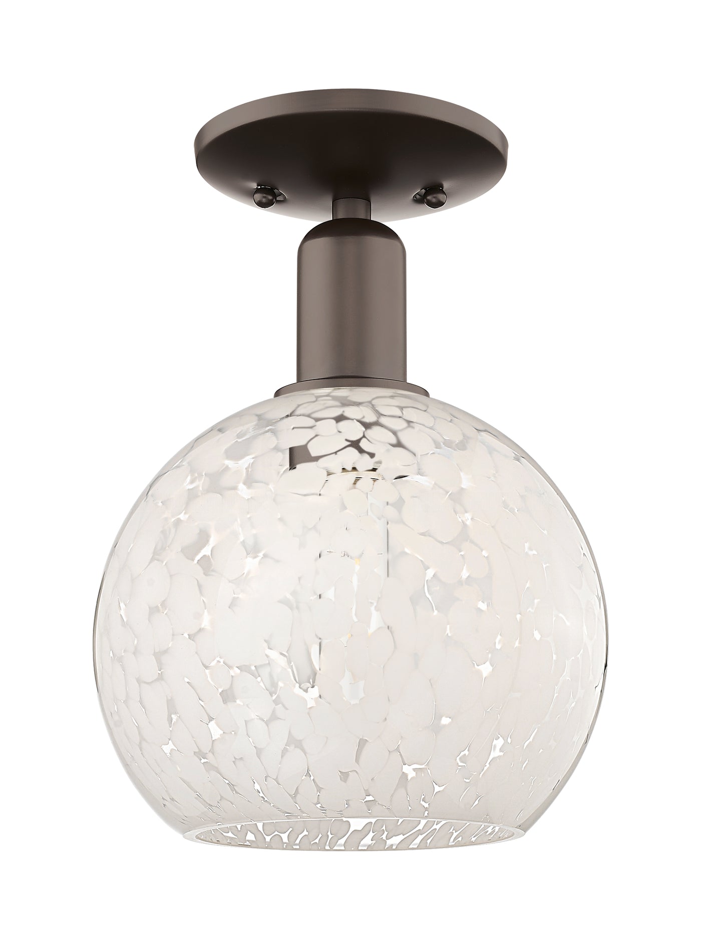 Arcadia Semi-Flush Mount Brushed Satin Nickel