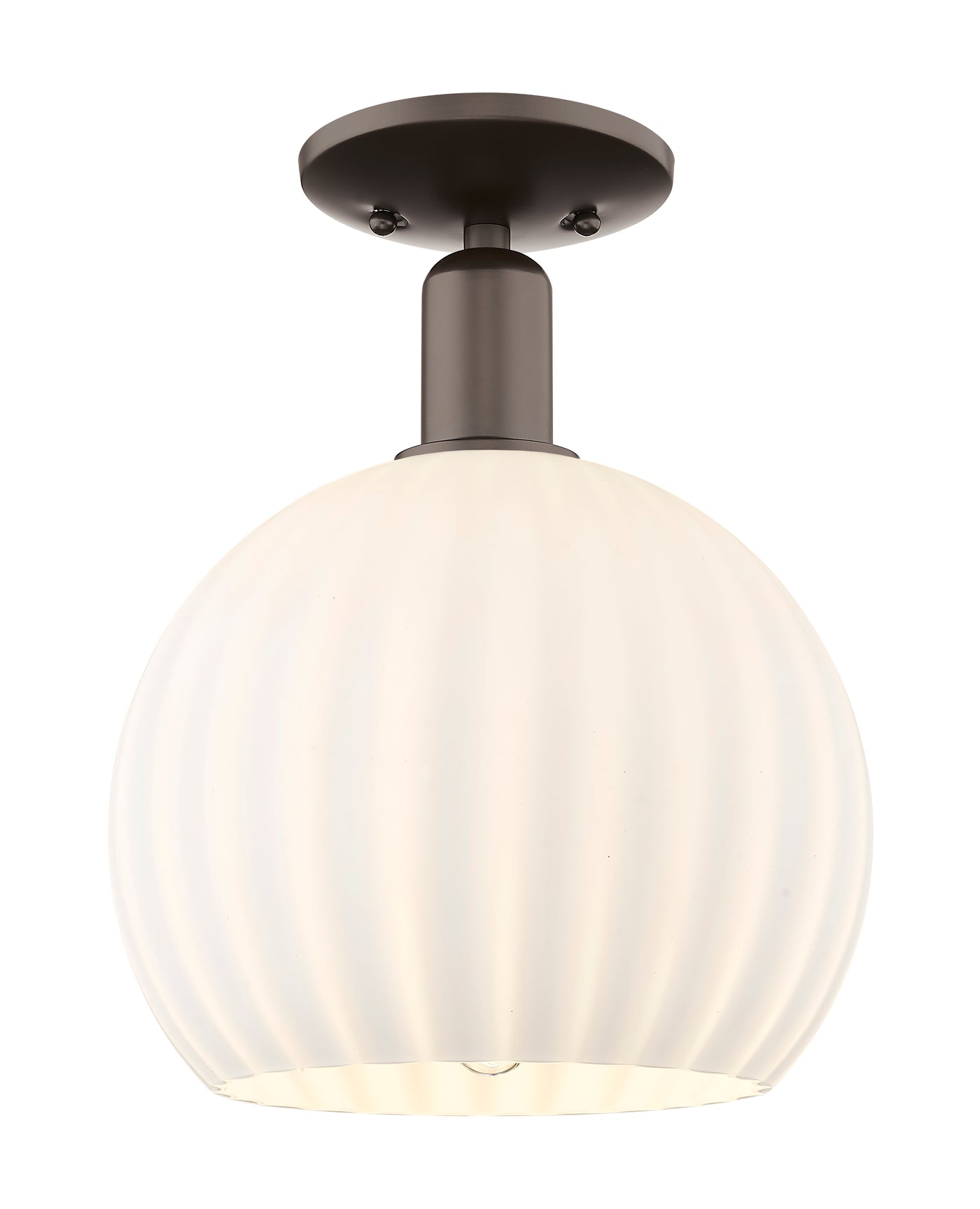 Arcadia Semi-Flush Mount Brushed Nickel