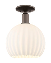 Arcadia Semi-Flush Mount Brushed Nickel