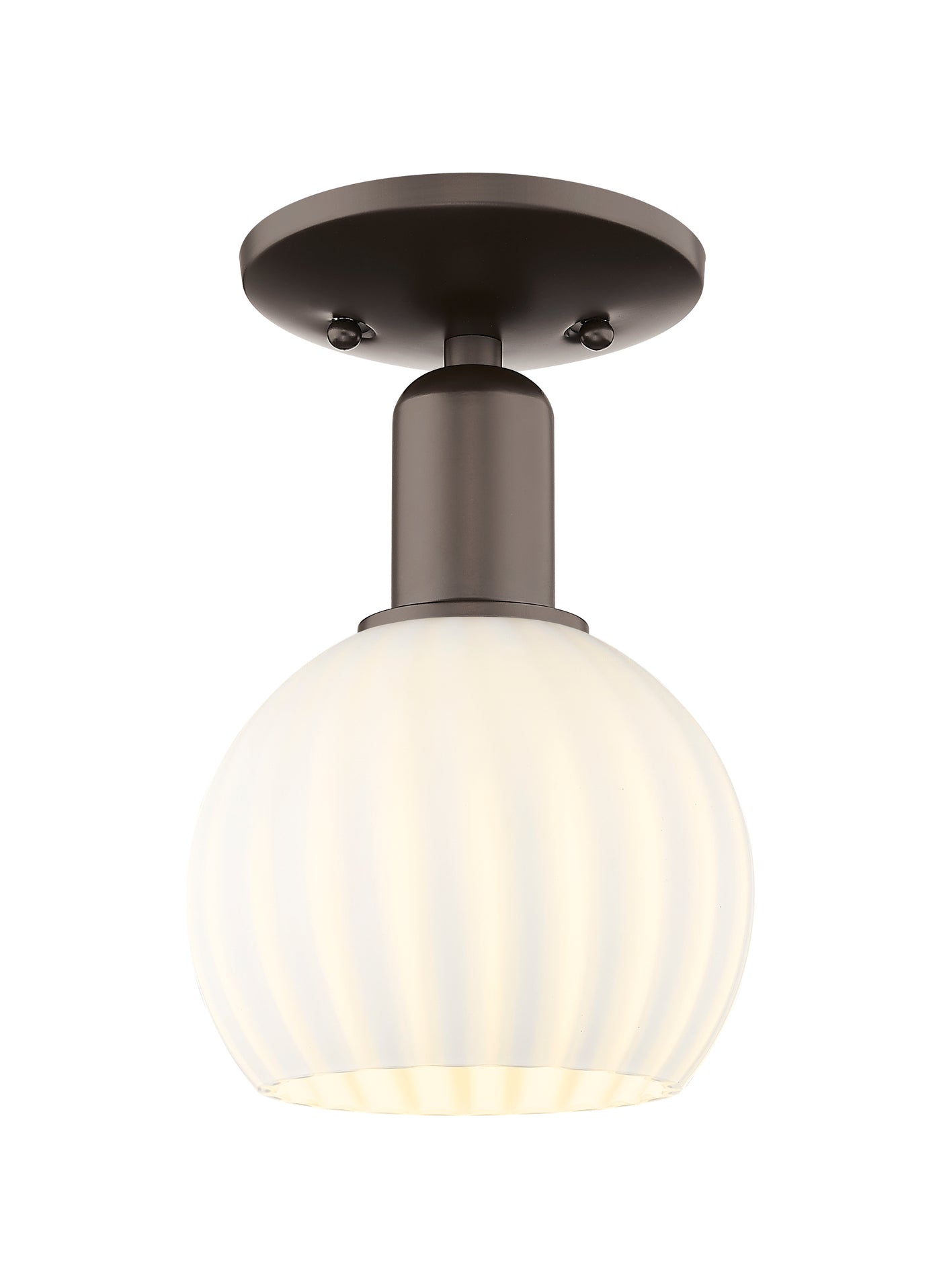Arcadia Semi-Flush Mount Brushed Satin Nickel