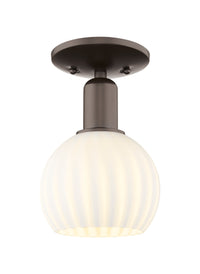 Arcadia Semi-Flush Mount Brushed Satin Nickel