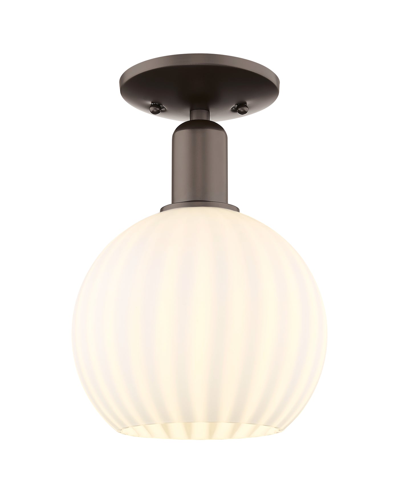 Arcadia Semi-Flush Mount Brushed Satin Nickel