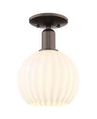Arcadia Semi-Flush Mount Brushed Satin Nickel