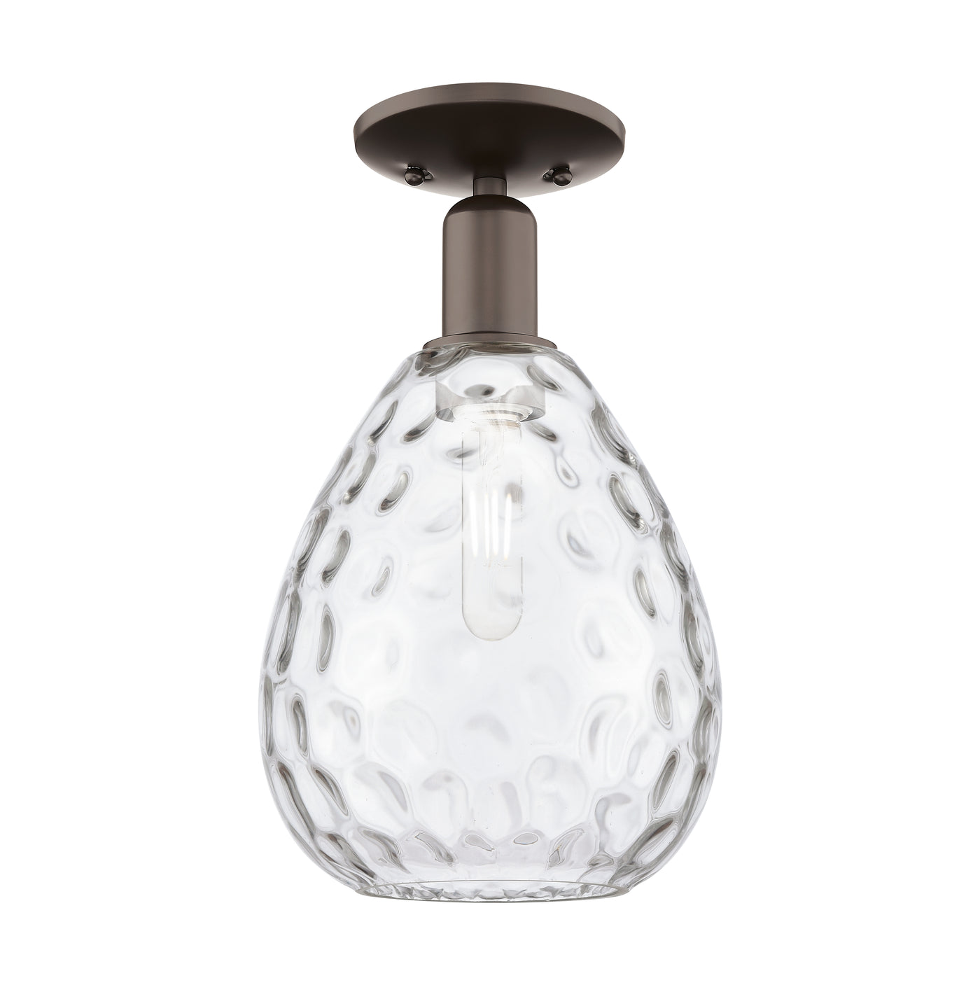 Arcadia Semi-Flush Mount Brushed Nickel
