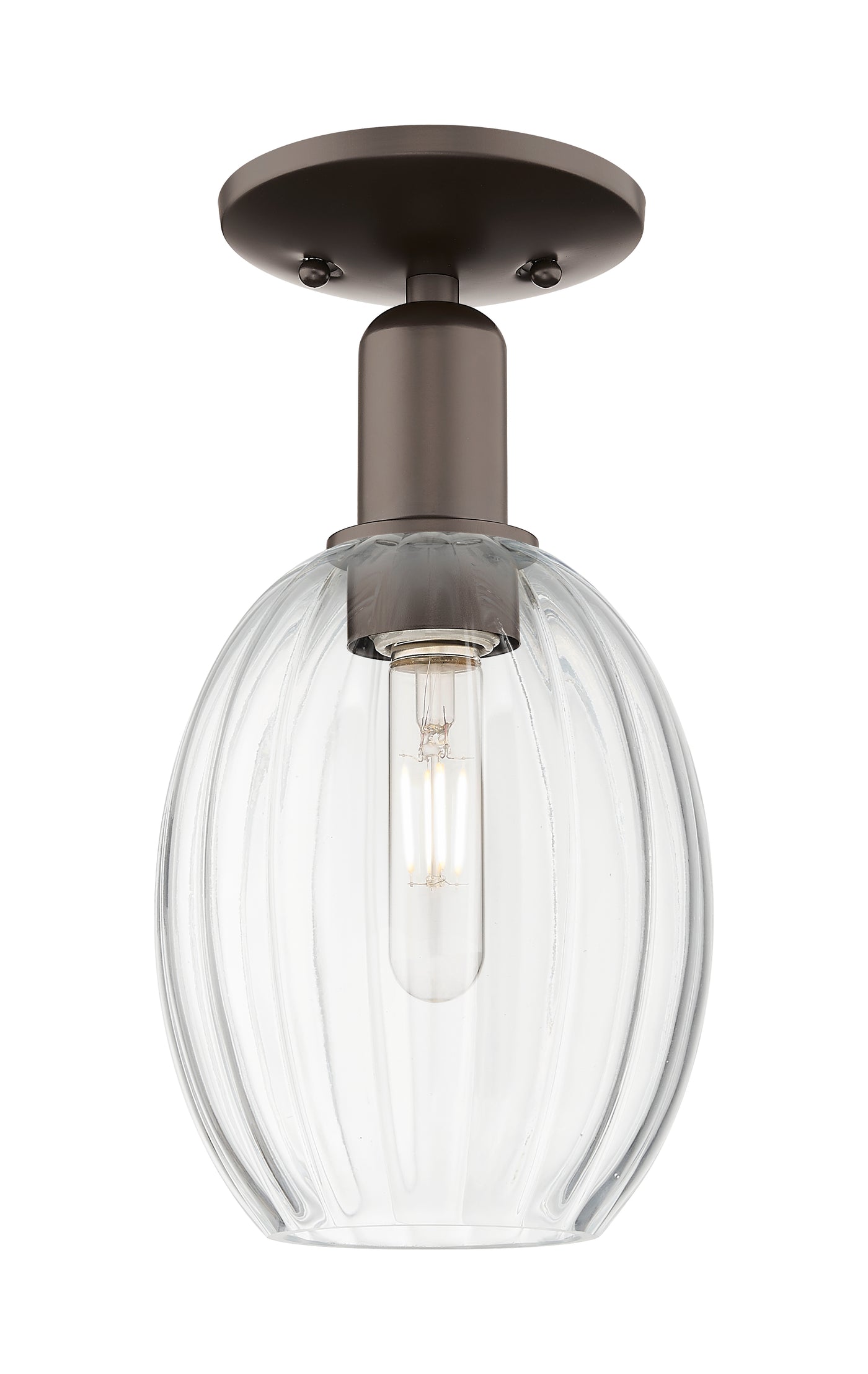 Arcadia Semi-Flush Mount Brushed Nickel