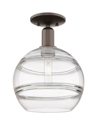 Arcadia Semi-Flush Mount Brushed Satin Nickel