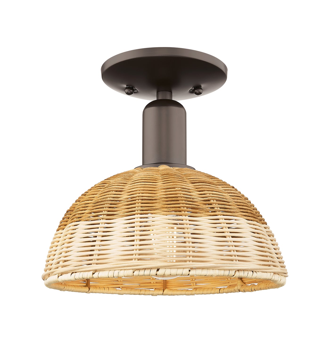 Arcadia Semi-Flush Mount Brushed Nickel