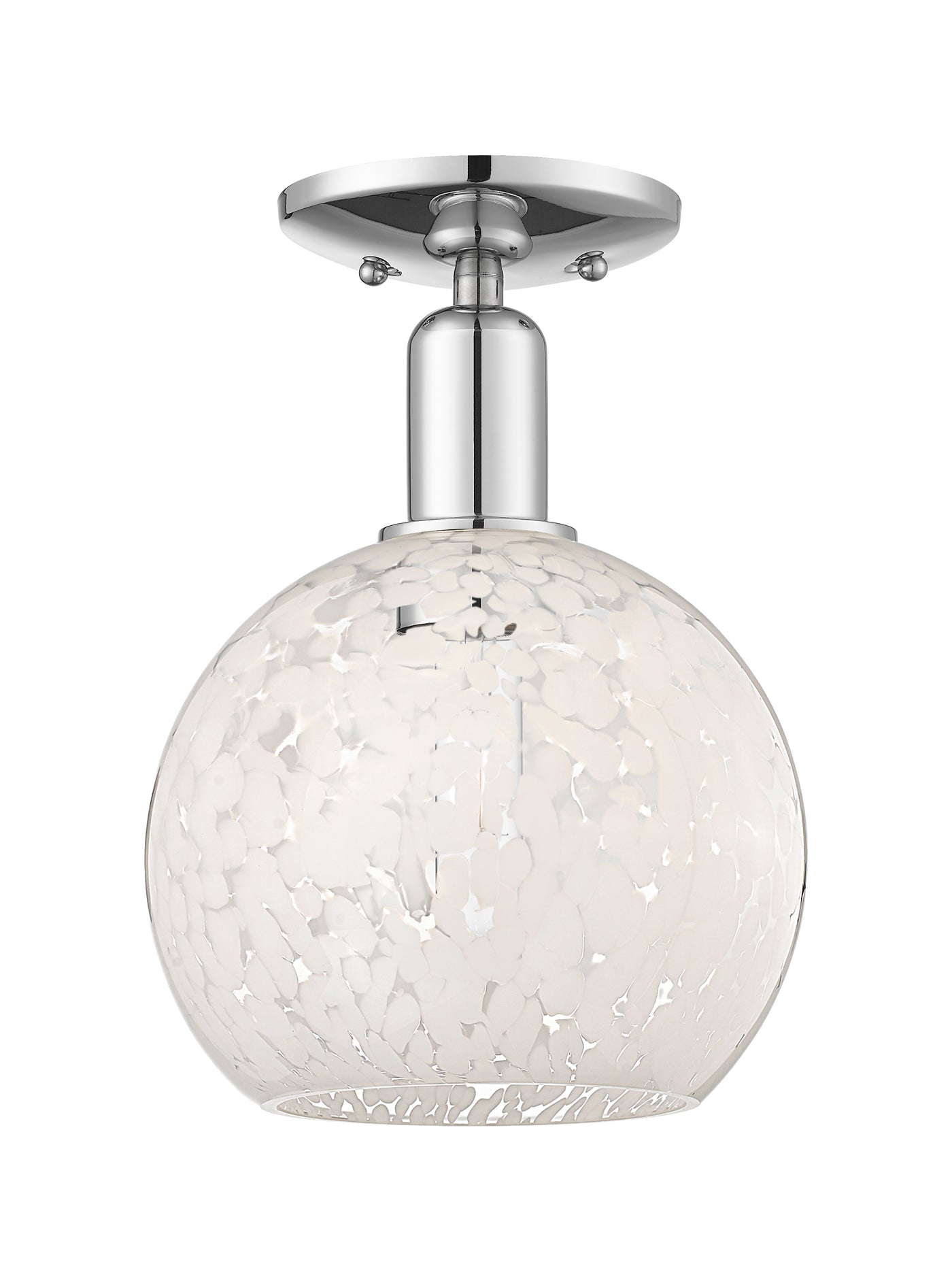Arcadia Semi-Flush Mount Brushed Satin Nickel