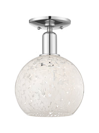 Arcadia Semi-Flush Mount Brushed Satin Nickel