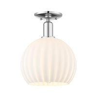 Arcadia Semi-Flush Mount Brushed Nickel