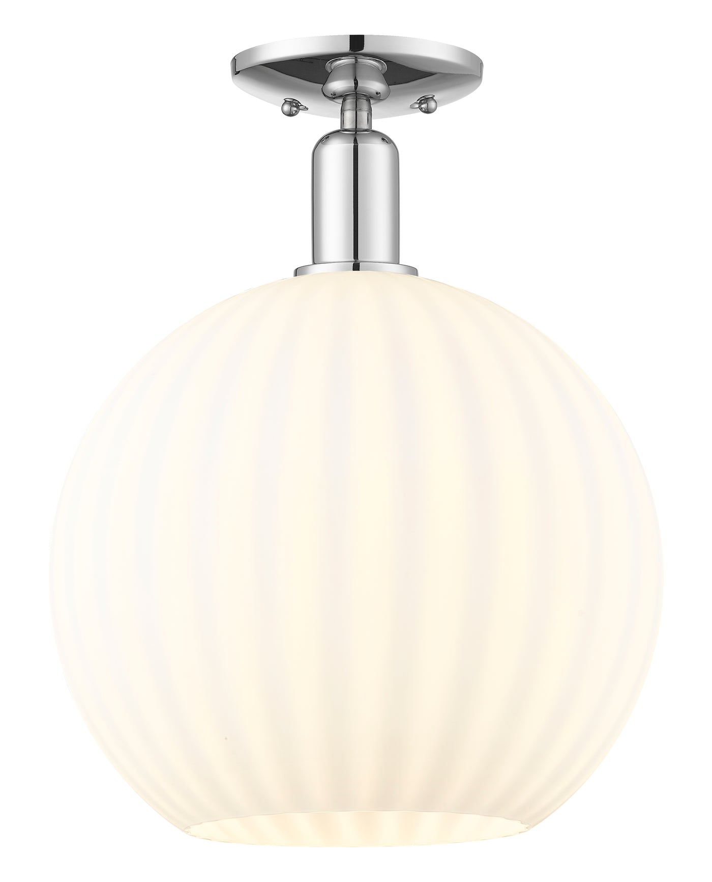 Arcadia Semi-Flush Mount Brushed Satin Nickel