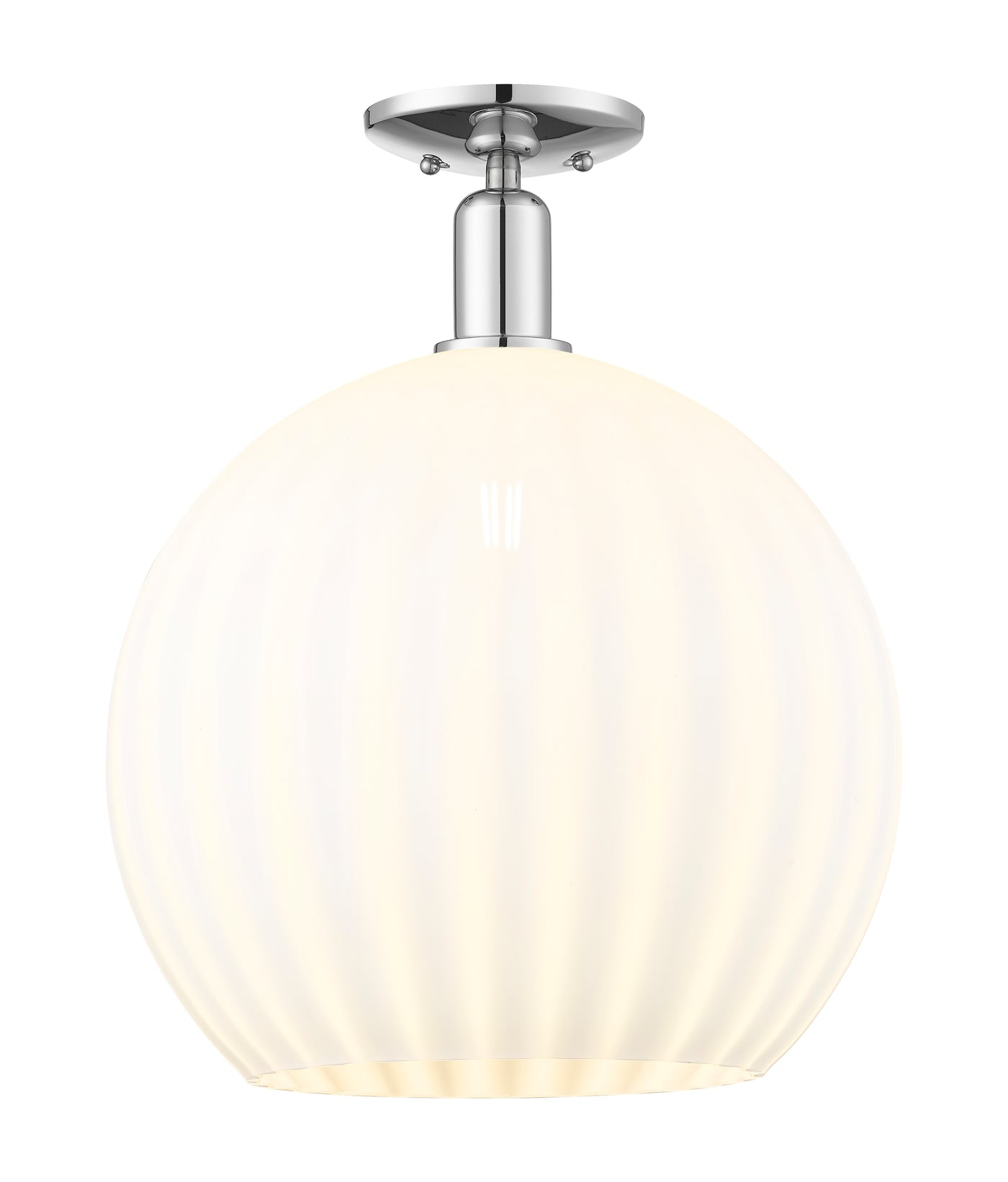 Arcadia Semi-Flush Mount Brushed Satin Nickel