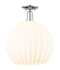 Arcadia Semi-Flush Mount Brushed Satin Nickel