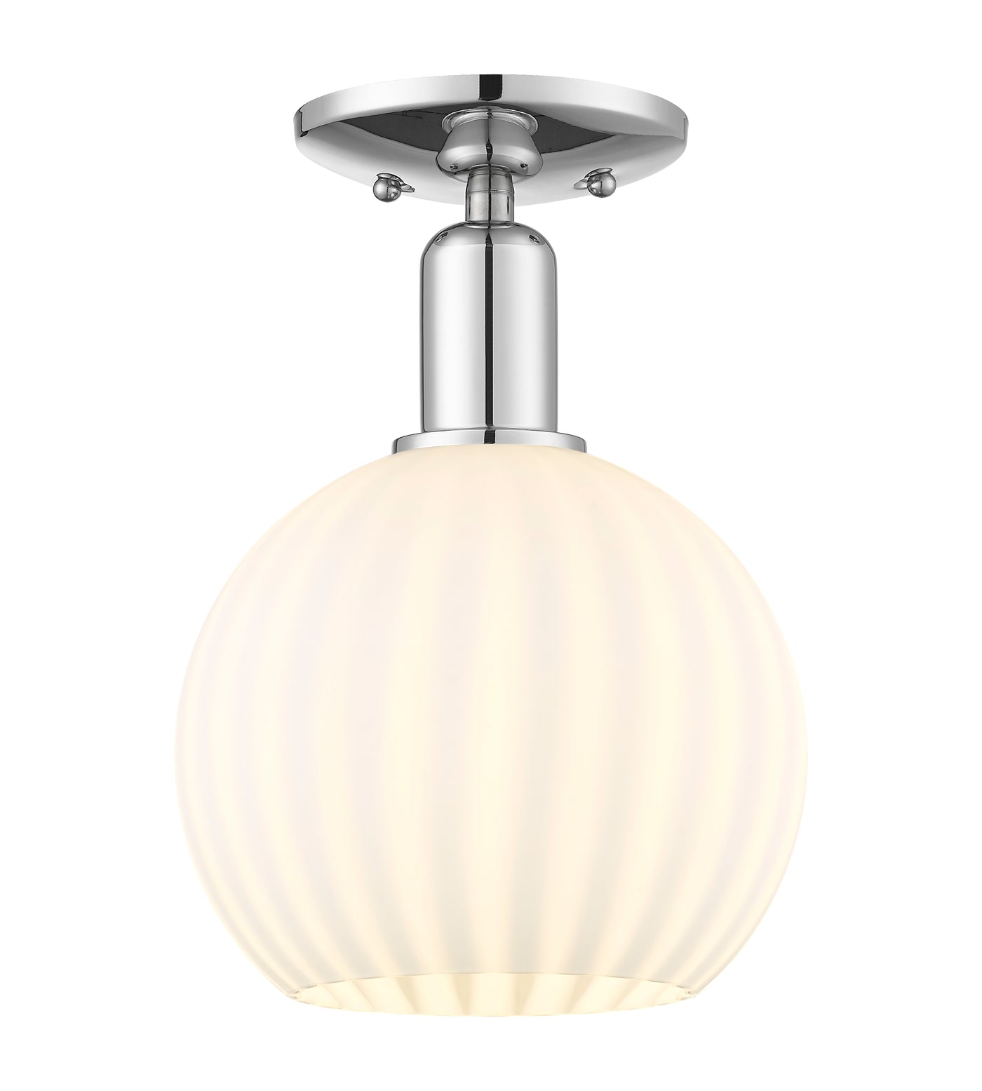 Arcadia Semi-Flush Mount Brushed Satin Nickel