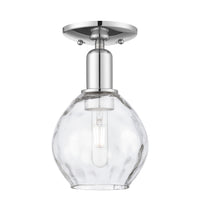 Arcadia Semi-Flush Mount Brushed Satin Nickel
