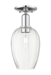 Arcadia Semi-Flush Mount Brushed Satin Nickel