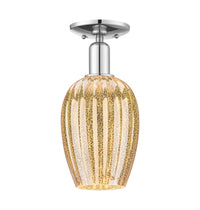 Arcadia Semi-Flush Mount Brushed Satin Nickel