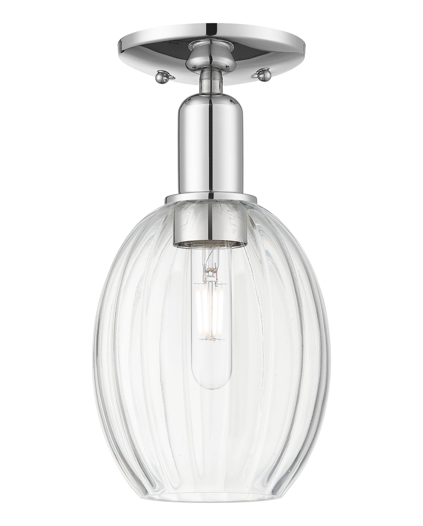 Arcadia Semi-Flush Mount Brushed Nickel