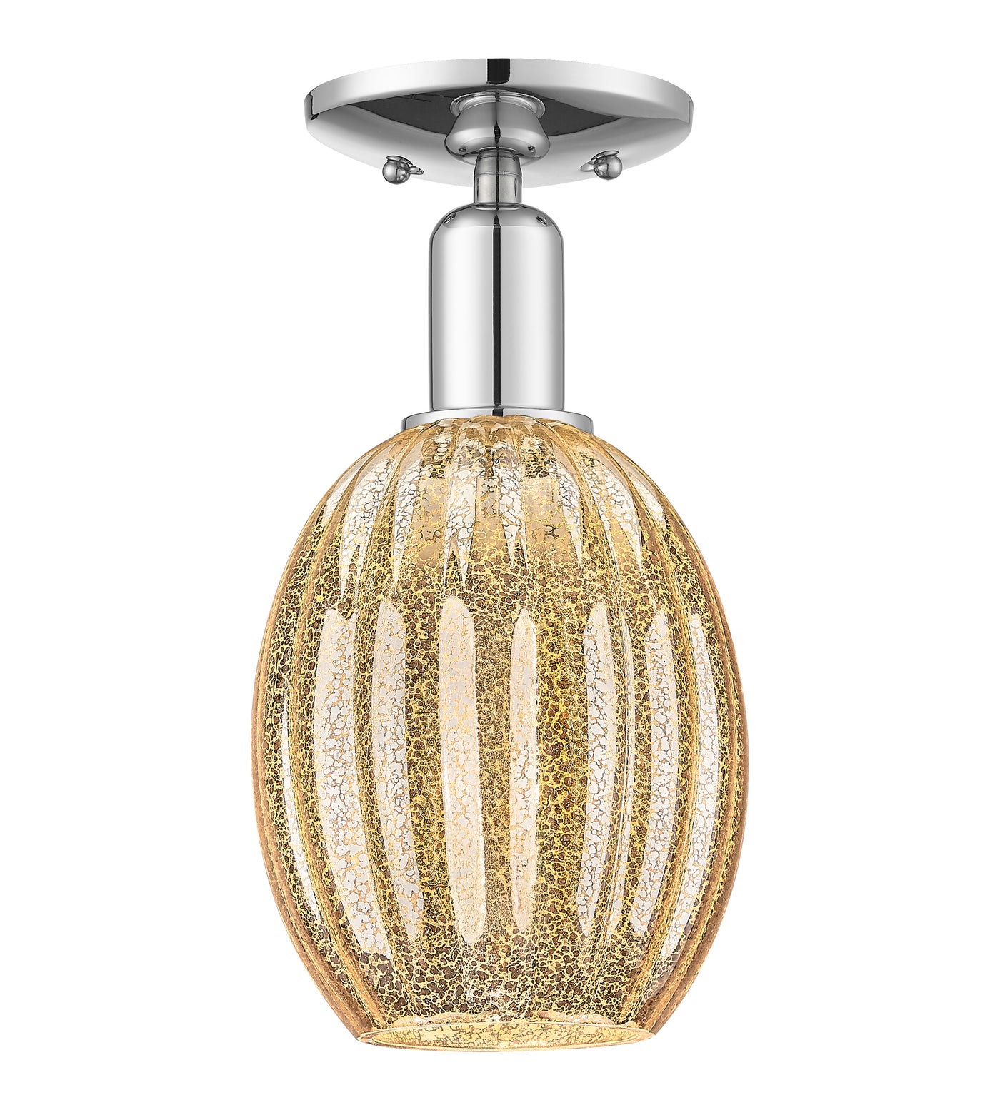 Arcadia Semi-Flush Mount Brushed Nickel