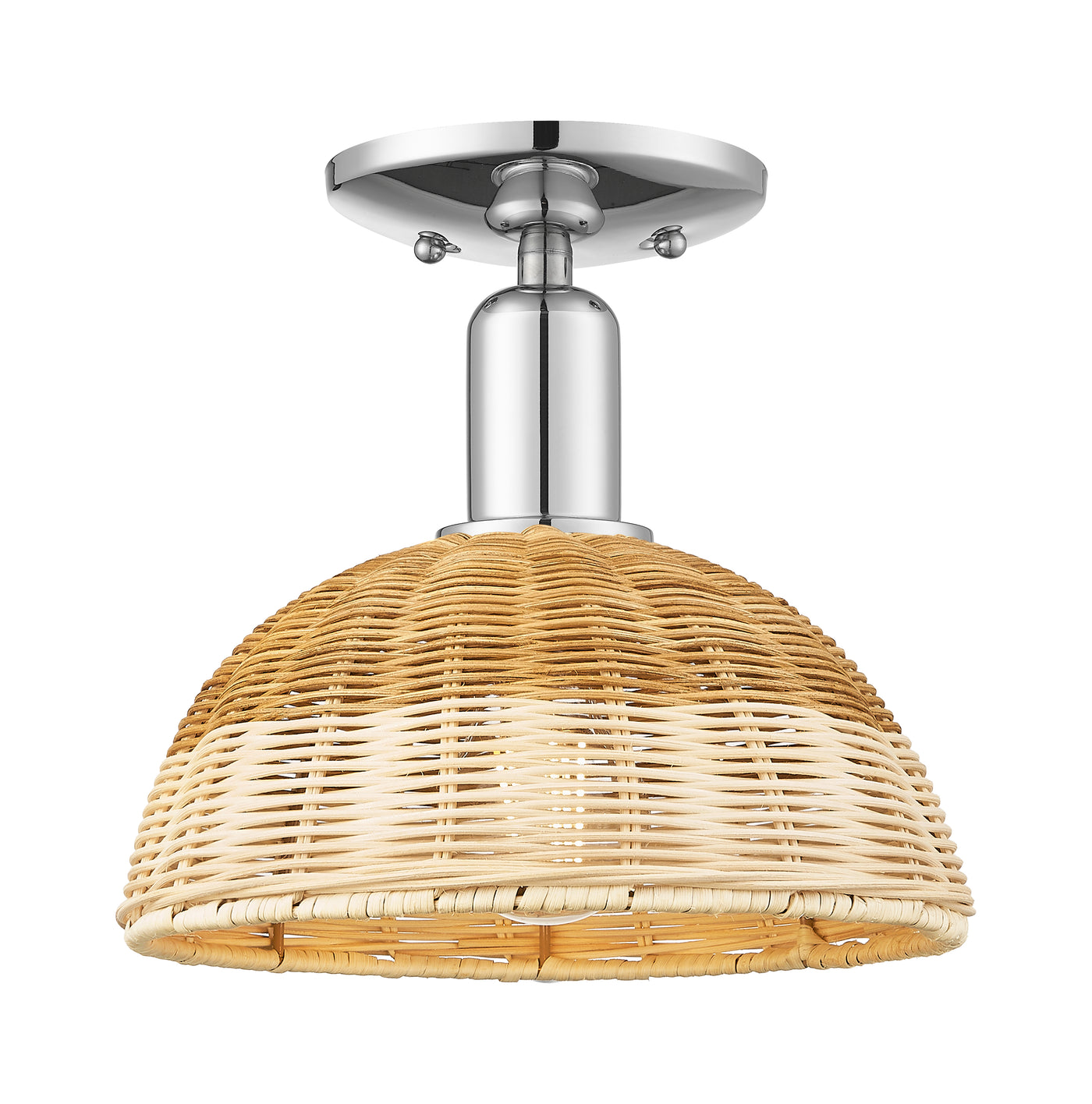 Arcadia Semi-Flush Mount Brushed Nickel